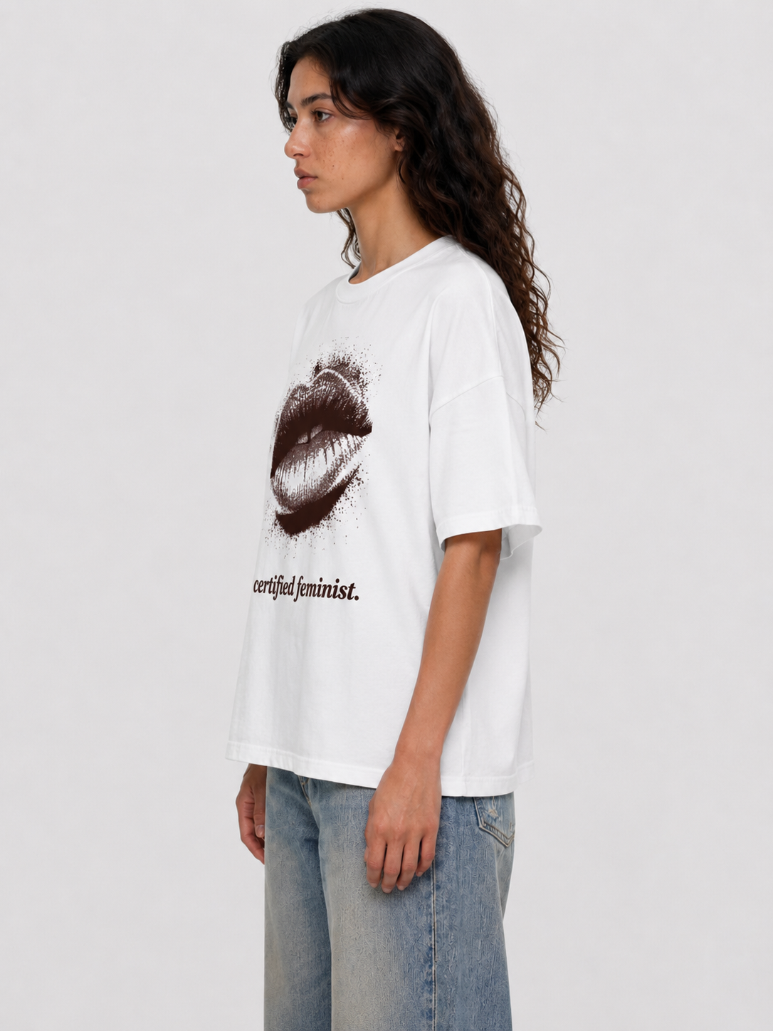 Certified Feminist — Stained Kiss Tee